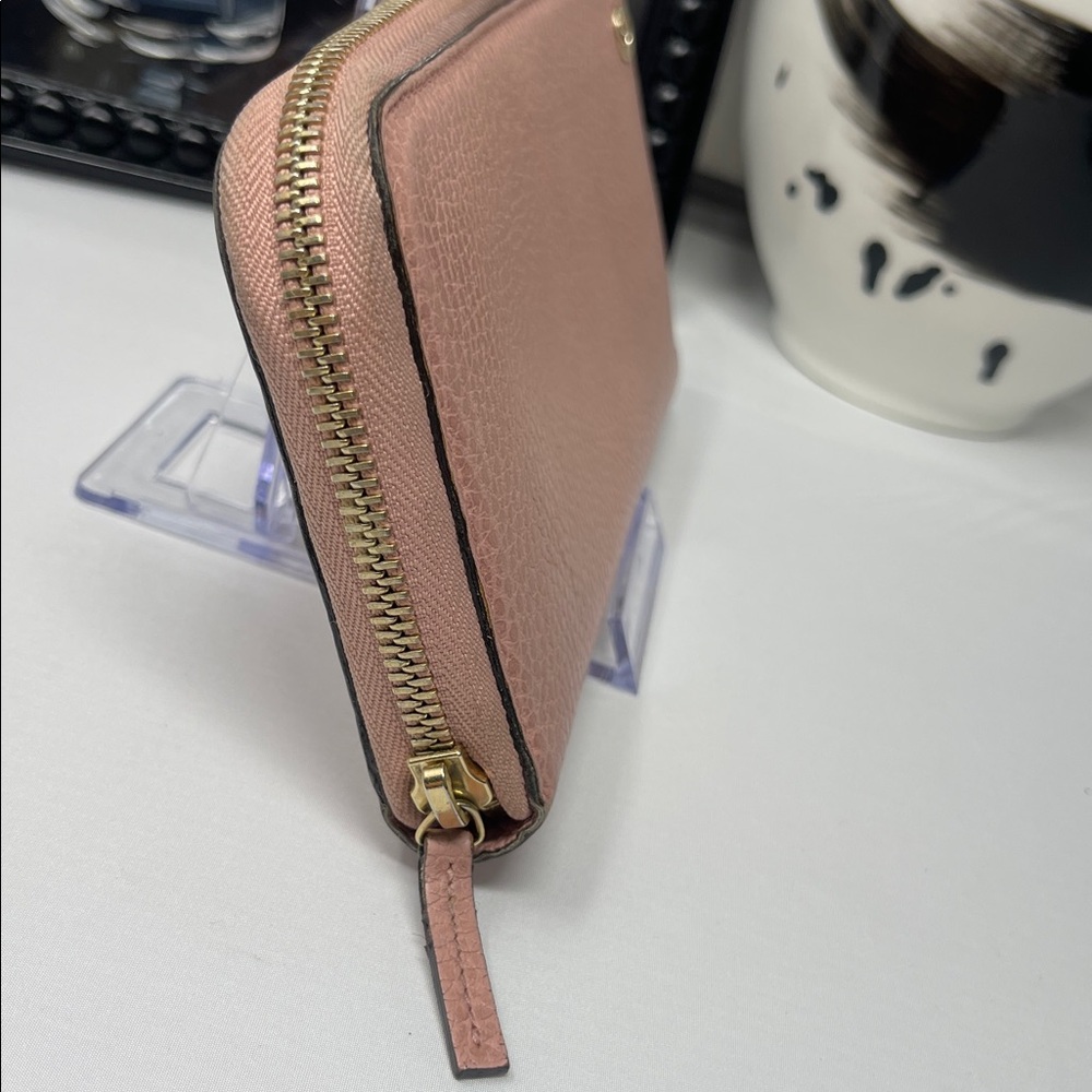 Gucci Pink Leather zipper Wallet - Picture 5 of 12